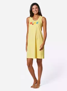 Рубашка для сна Waschpur "Спальни" Wschepur, цвет Zitrone + Wei-Bedruckt