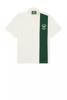 Рубашка для теннисного клуба на корте и вне корта Oyster, цвет Vintage White & Green