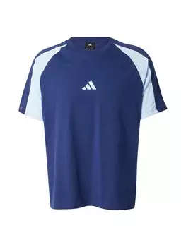 Рубашка для выступлений ADIDAS SPORTSWEAR ESS, цвет Pastel blue/Dark blue