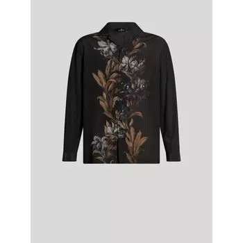 РУБАШКА ДЛЯ БОУЛИНГА С НАНЕСЕННЫМ ПРИНТОМ ETRO, черный