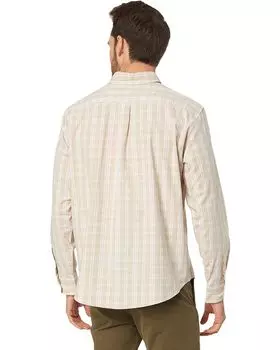 Рубашка Dockers Regular Fit Long Sleeve Casual Shirt, цвет Sahara Khaki/Plaid