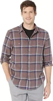 Рубашка Dockers Regular Fit Two-Pocket Work Shirt, цвет Sparrow Purple Bethel Island Plaid
