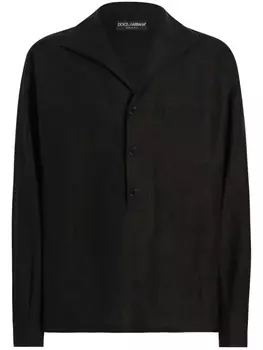 Рубашка Dolce & Gabbana с матросским воротником, черный