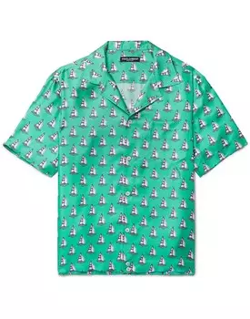 Рубашка Dolce&Gabbana, светло-зеленый