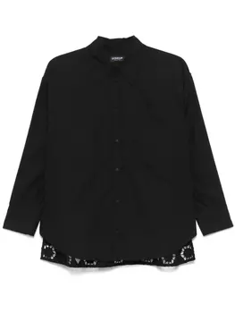 Рубашка DONDUP английской вышивки, черный