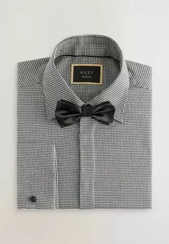 Рубашка DOUBLE CUFF SET Next, серый
