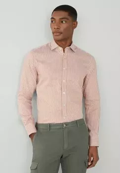 Рубашка DOUBLE FACED STRIPE Hackett London, цвет orange navy