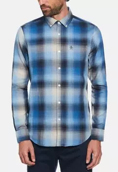 Рубашка DOUBLE WEAVE PLAID Original Penguin, цвет azure blue