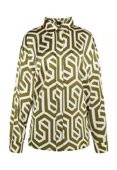 Рубашка DreiMaster Klassik Blouse, оливковый