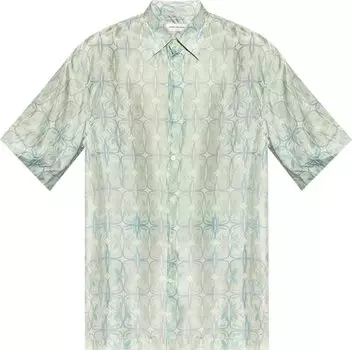 Рубашка Dries Van Noten Cassidye 'Mint', зеленый