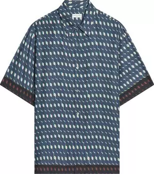 Рубашка Dries Van Noten Minimal Regular Fit 'Blue', синий