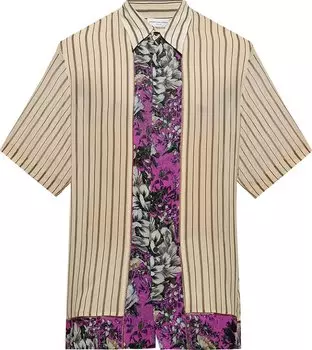 Рубашка Dries Van Noten Transparent Shirt 'Ecru', кремовый