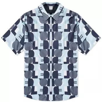 Рубашка Drle de Monsieur Geo Print Vacation Shirt