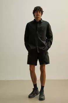 Рубашка Drymove с рукавами на молнии H&M, черный