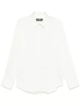 Рубашка DSQUARED2 с открытыми плечами, белый