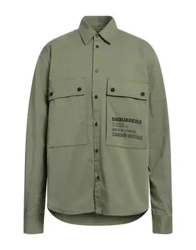 Рубашка Dsquared2, серо-зеленый