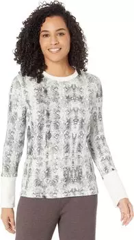 Рубашка Dylan by True Grit Mika Long Sleeve Crew, серый