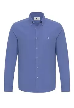 Рубашка DZEKO Daniel Hills, синий деним