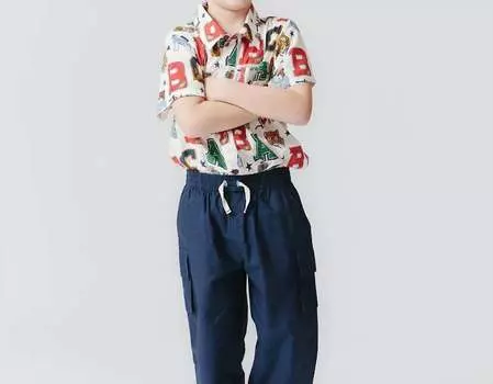 Рубашка Джека с университетскими буквами Pink Chicken, цвет varsity letters