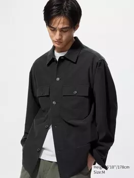 Рубашка джерси Uniqlo, цвет 09 черный