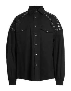 Рубашка джинсовая Alexander Mcqueen, черный