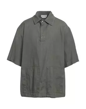 Рубашка джинсовая Alexander Mcqueen, серо-зеленый
