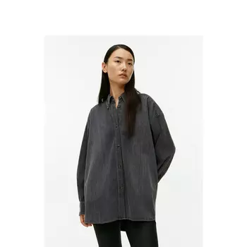 Рубашка джинсовая Arket женская, черный