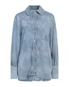 Рубашка джинсовая Ganni, синий