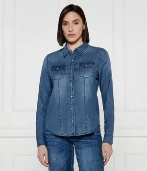 Рубашка джинсовая Guess Jeans Kendall Regular Fit, синий