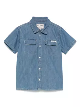 Рубашка джинсовая guess kids, синий