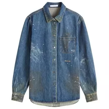 Рубашка джинсовая Helmut Lang, синий