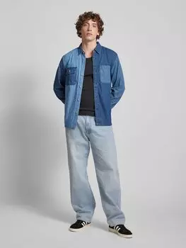 Рубашка джинсовая классического кроя с нагрудными карманами Levi's