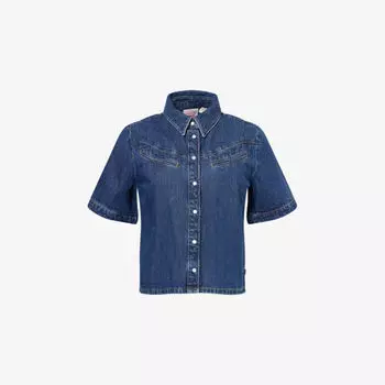 Рубашка джинсовая Levis Rinoa с коротким рукавом, синий