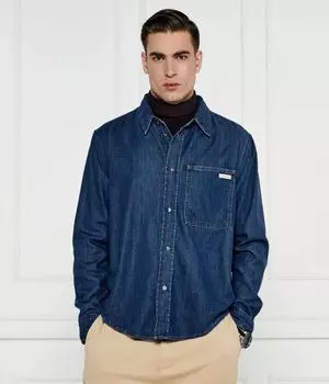 Рубашка джинсовая Regular fit Calvin Klein Jeans, синий