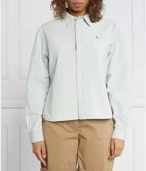 Рубашка джинсовая Regular fit Polo Ralph Lauren, синий
