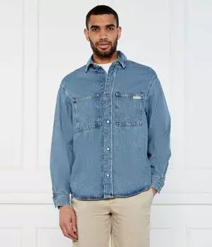 Рубашка джинсовая Relaxed fit Calvin Klein Jeans, синий