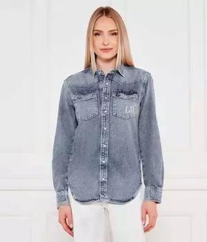 Рубашка джинсовая Relaxed fit Liu Jo, синий