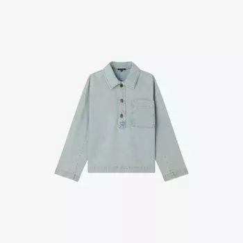 Рубашка джинсовая Soeur Austin, голубой