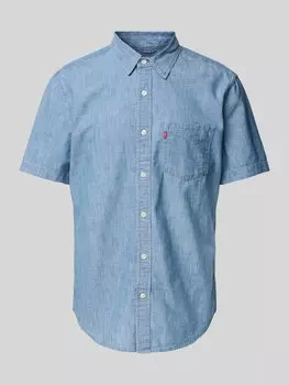 Рубашка джинсовая стандартного кроя с нагрудным карманом, модель «SUNSET» Levi's, светло-голубой