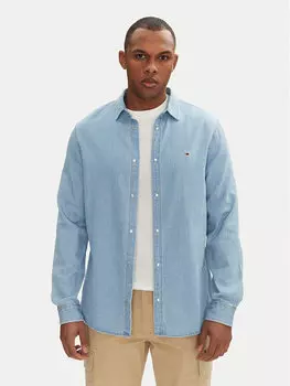 Рубашка джинсовая стандартный крой DM0DM21146 Tommy Jeans, синий