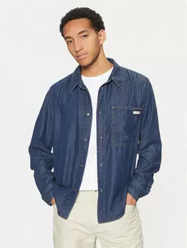 Рубашка джинсовая стандартный крой J30J327022 Calvin Klein Jeans, синий