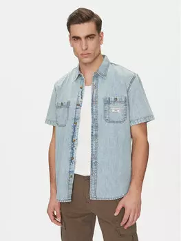 Рубашка джинсовая стандартный крой M5GH09 D5NY1 Guess Jeans, синий