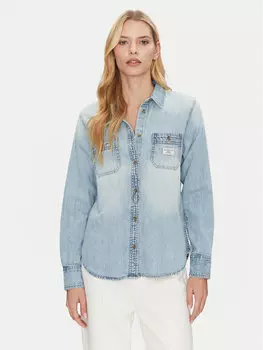 Рубашка джинсовая стандартный крой W5RH37 D5M83 Guess, синий