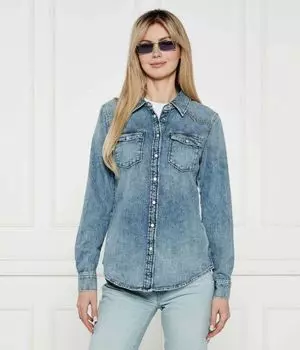 Рубашка джинсовая Tommy Hilfiger Regular Fit, синий