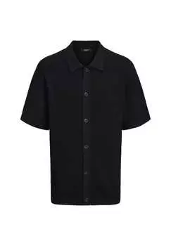 Рубашка джонс рубашка с короткими рукавами Jack & Jones, черный