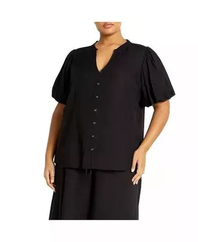 Рубашка Джорджия больших размеров CITY CHIC, зеленый