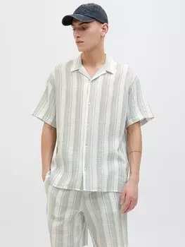 Рубашка Easter Jack & Jones, цвет wei/hellblau