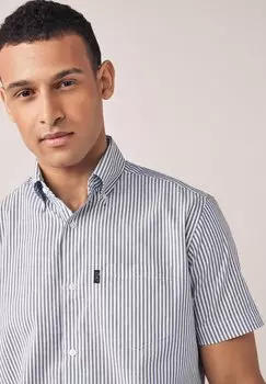 Рубашка Easy Iron Button Down Oxford Next, цвет blue stripe
