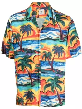 Рубашка EcoVero с принтом Endless Joy, мультиколор