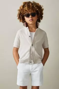 Рубашка Eden с кубинским воротником Reiss, белый